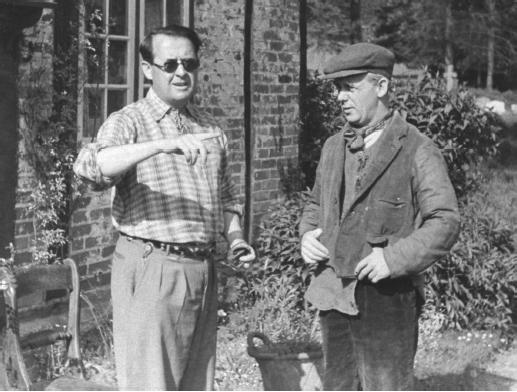 Alberto Cavalcanti (left) with John Mervyn