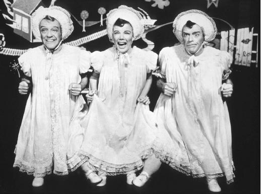 Jack Buchanan (right) with Fred Astaire and Nanette Fabray in The Band Wagon
