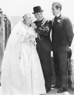 Donald Crisp (center) with Anna Lee and John Loder in How Green Was My Valley