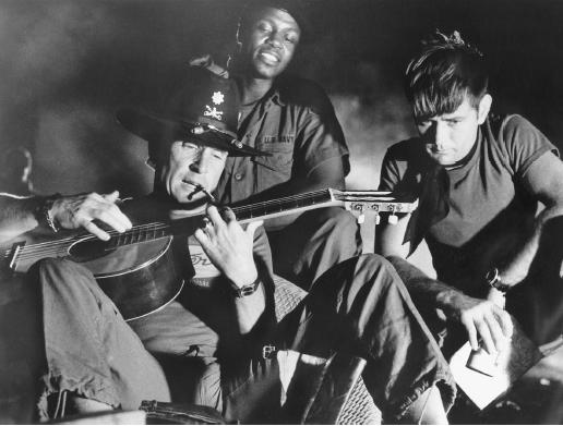 Robert Duvall (left) in Apocalypse Now