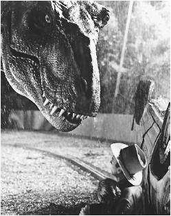 Sam Neill and Ariana Richards in Jurassic Park