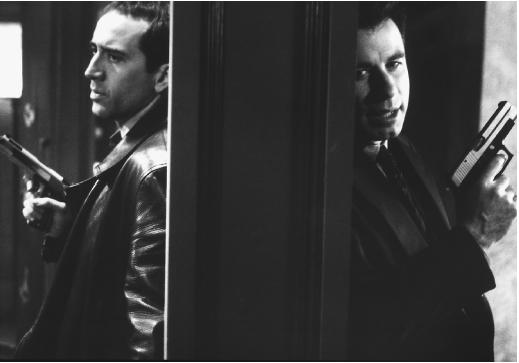 John Travolta (right) and Nicolas Cage in Face/Off